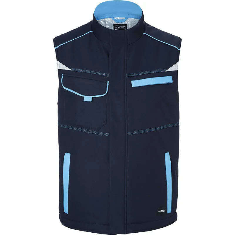 Bodywarmer softshell Workwear Col montant avec intérieur polaire-DAIBER