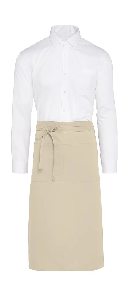 ROME - Medium Length Bistro Apron WITH pocket-SG BISTRO