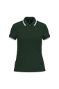 Polo femme manches courtes à rayures