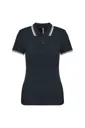 Polo femme manches courtes à rayures
