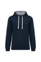 Sweat-shirt à capuche contrastée à motifs-KARIBAN