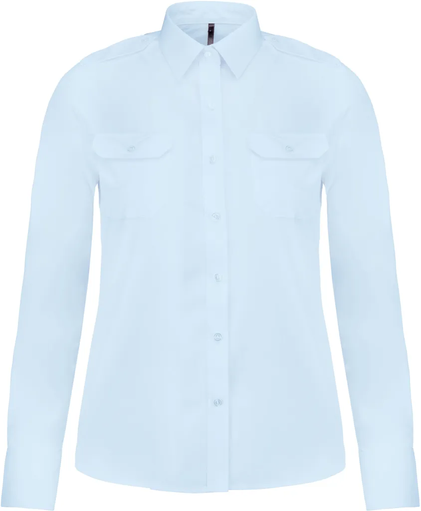 Chemise pilote Manches Longues femme-KARIBAN