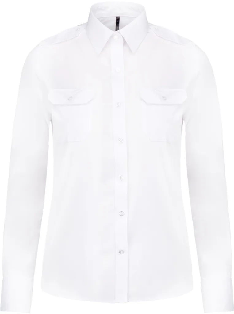 Chemise pilote Manches Longues femme-KARIBAN