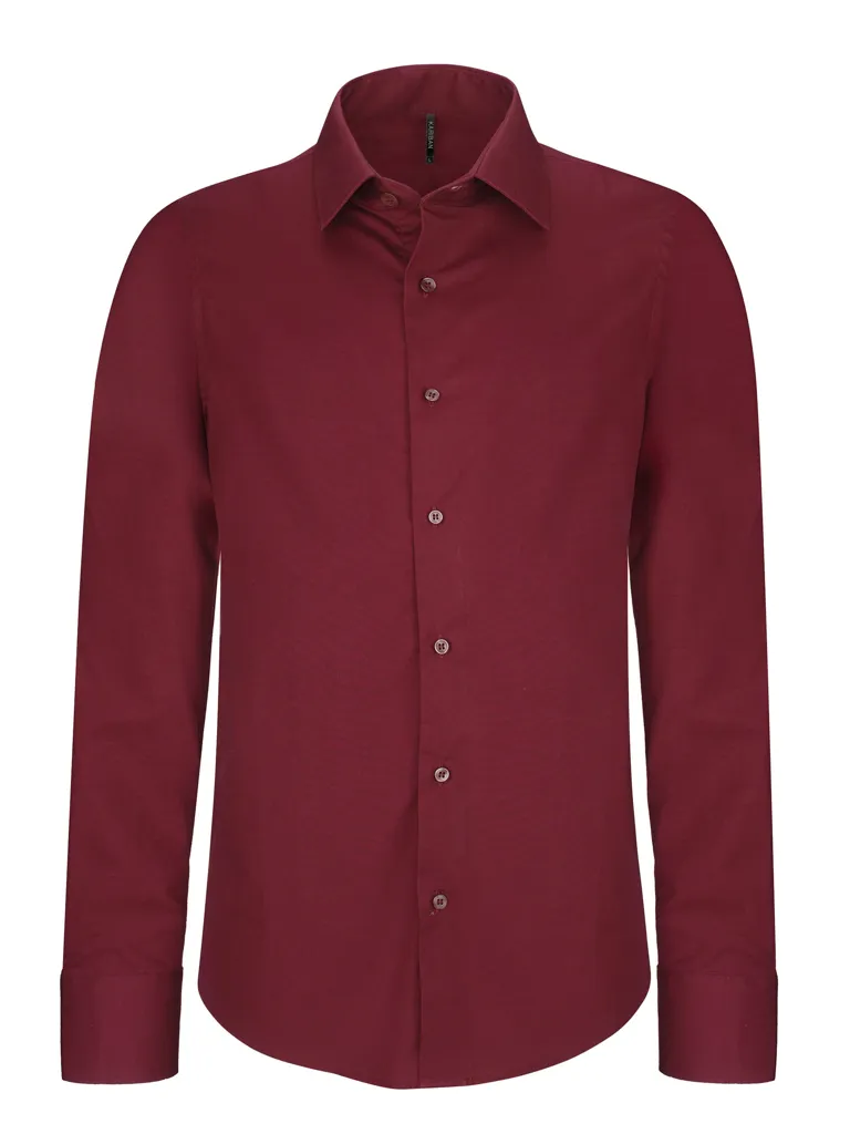 Chemise Homme Manches Longues coton/elasthanne 140 KARIBAN