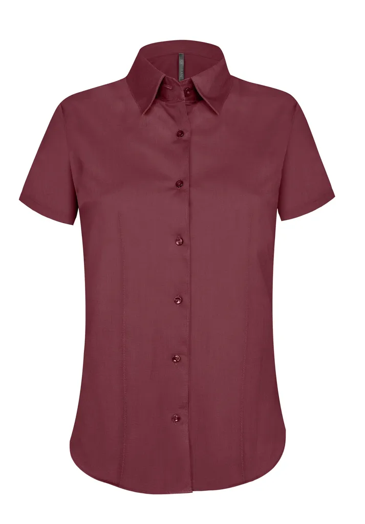 Chemise Femme Manches Courtes coton/elasthanne 140 KARIBAN