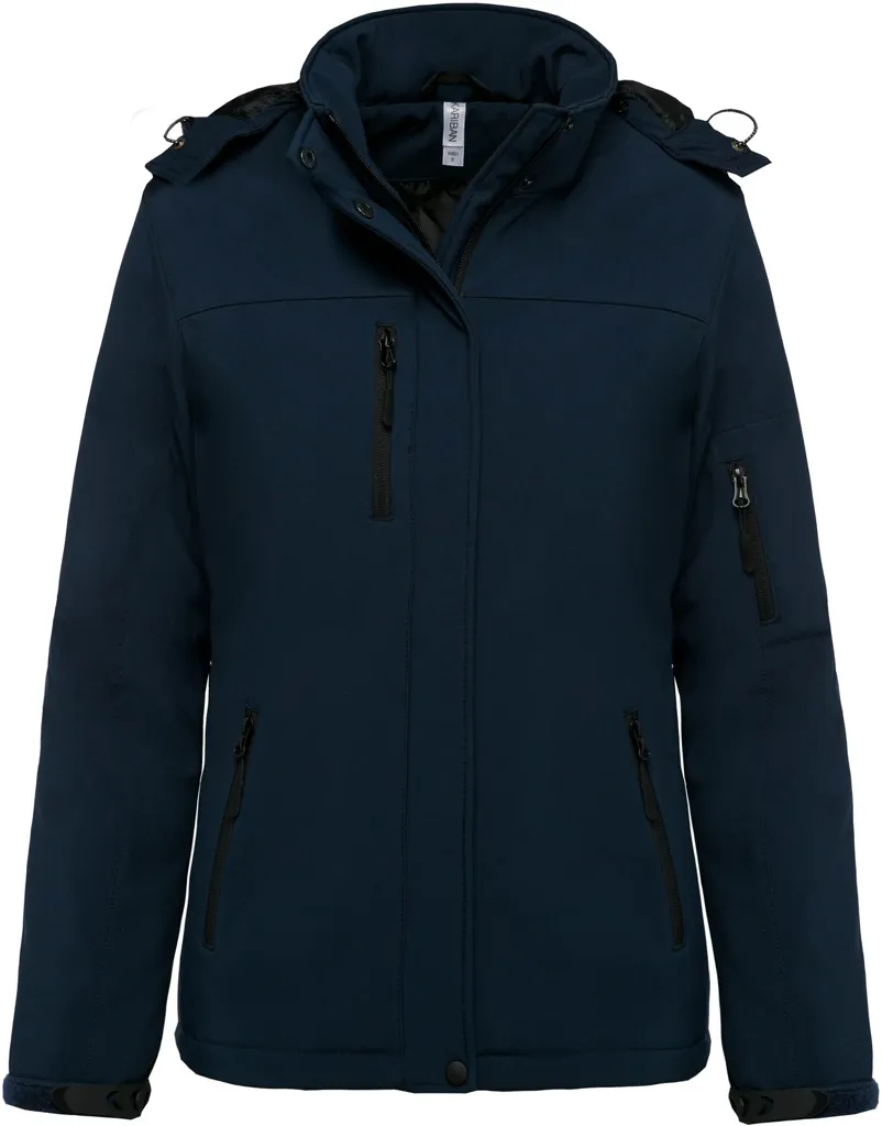 Parka  softshell doublée Capuche  Femme-KARIBAN