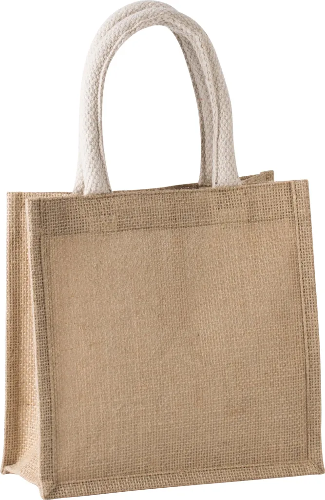 Sac style cabas en toile de jute - petit modèle-KI-MOOD