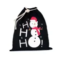 Sac coton à cordon motif bonhomme de neige-KI-MOOD