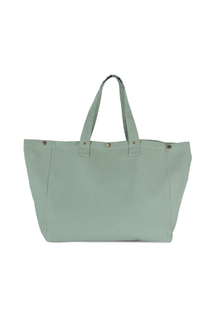 Sac de shopping en coton délavé-Ki-Mood