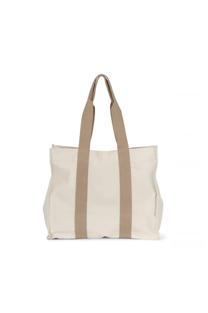 Grand sac shopping à soufflet recyclé-KI-MOOD