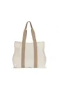 Grand sac shopping à soufflet recyclé-KI-MOOD