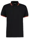 Polo 185 Manches Courtes Tipped Collar Polo KUSTOM KIT