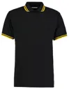 Polo 185 Manches Courtes Tipped Collar Polo KUSTOM KIT