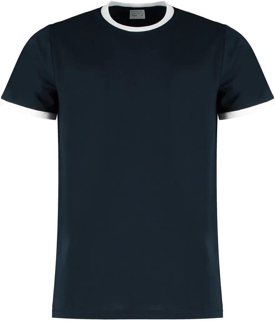 Fashion Fit Ringer T-shirt-KUSTOM KIT