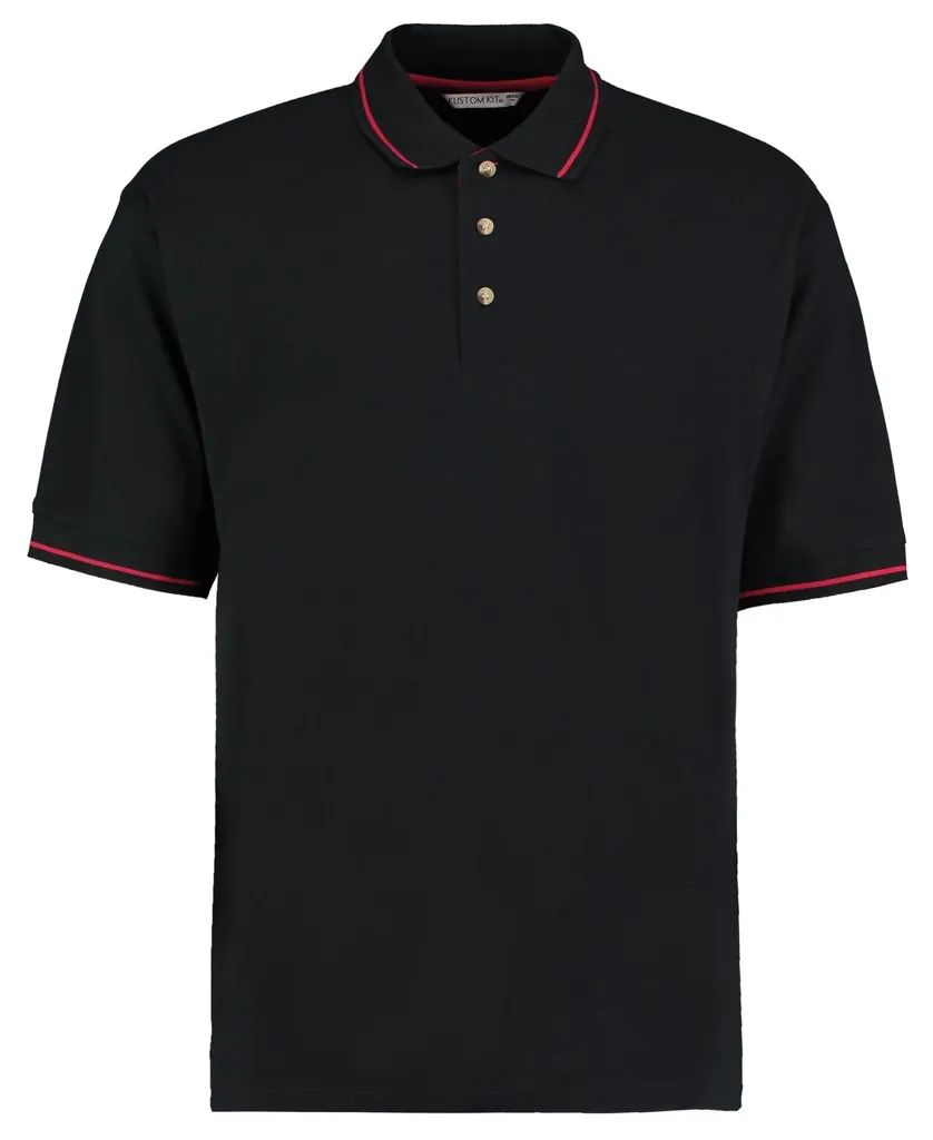 Polo piqué Contrast Tipped Piqué 210 KUSTOM KIT