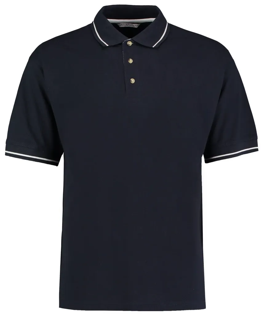 Polo piqué Contrast Tipped Piqué 210 KUSTOM KIT