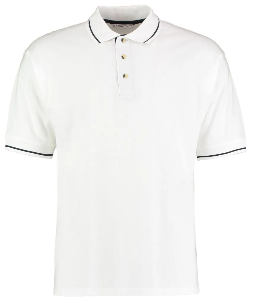 Polo piqué Contrast Tipped Piqué 210 KUSTOM KIT