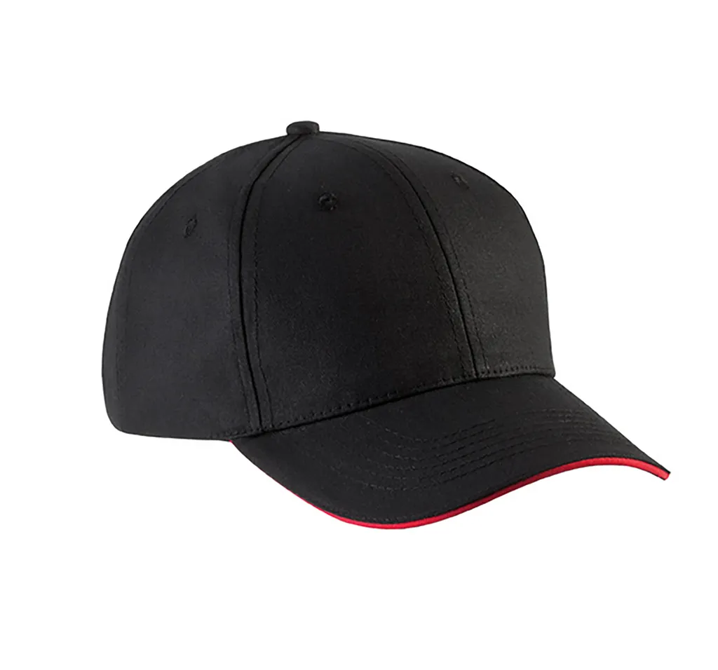 Casquette avec sandwich contrasté - 6 Panneaux-K-UP