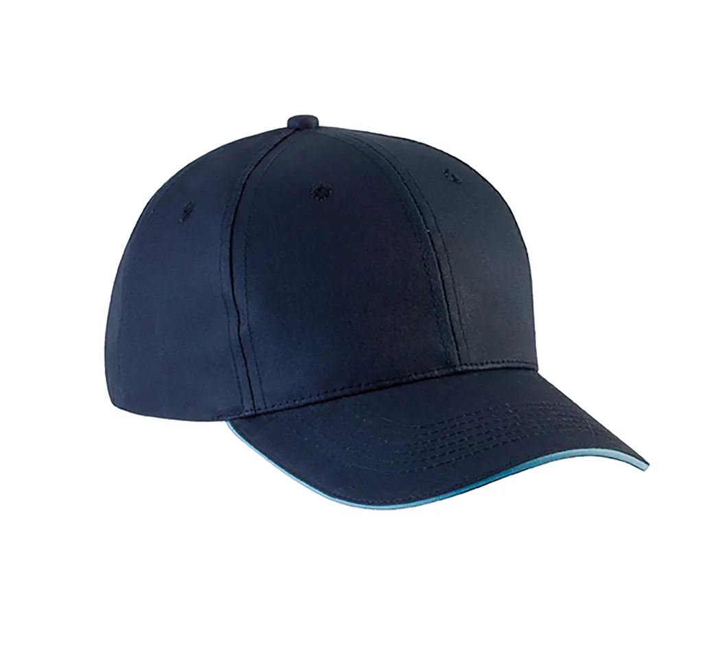 Casquette avec sandwich contrasté - 6 Panneaux-K-UP
