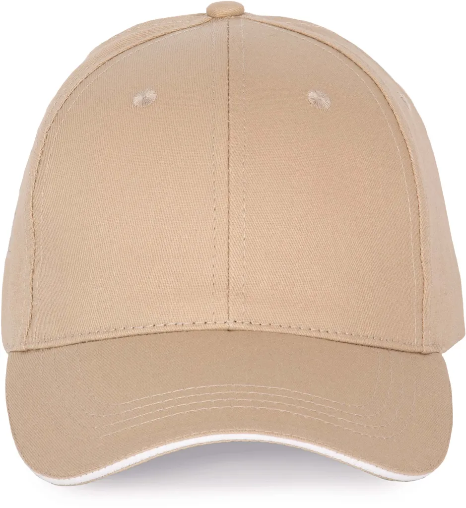 Casquette avec sandwich contrasté - 6 panneaux-K-up