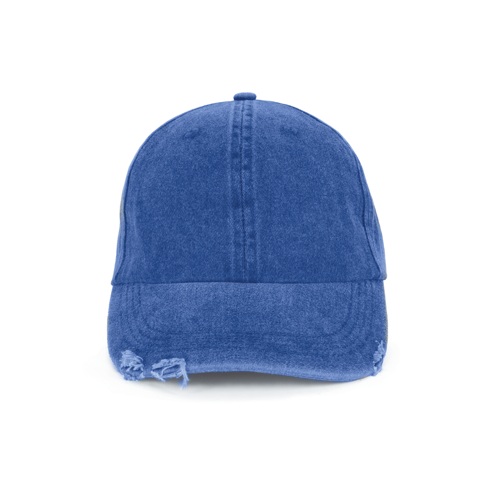 Casquette vintage effet déchiré  6 panneaux K-UP