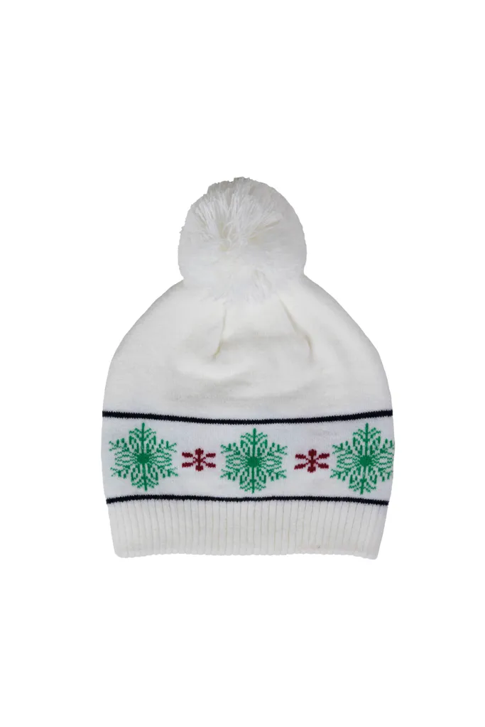 Bonnet motifs de Noël-K-UP