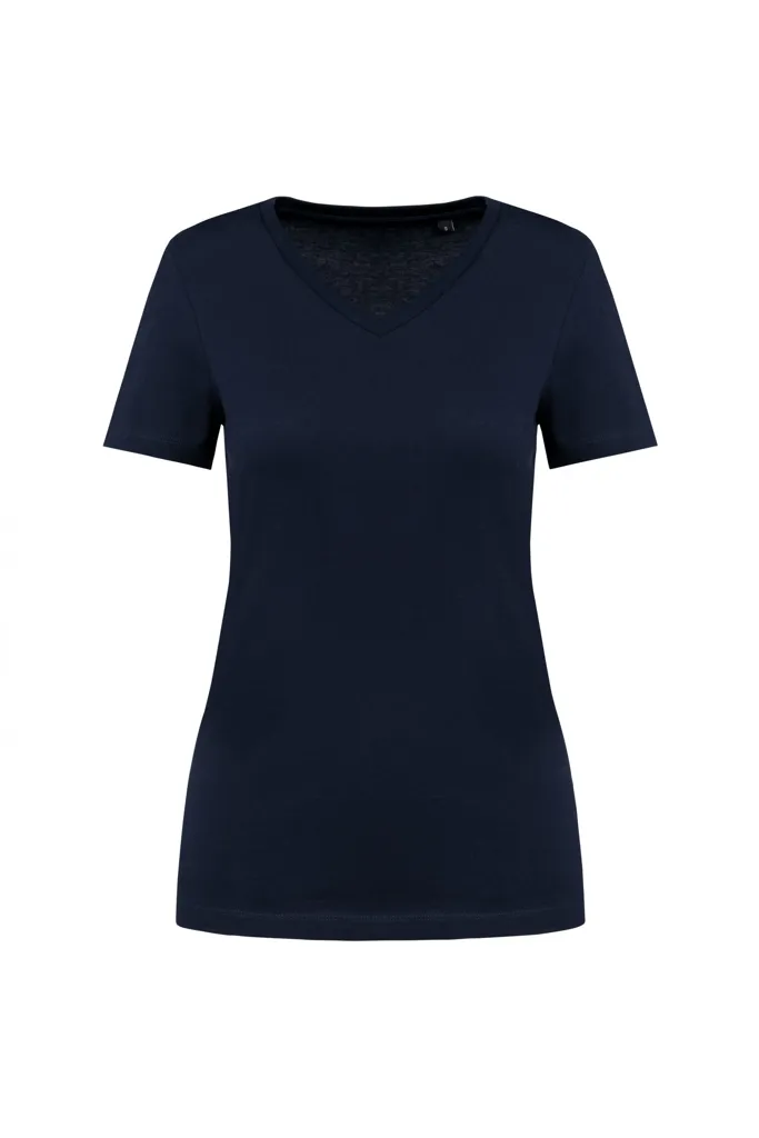 T-shirt Supima® col V manches courtes-KARIBAN