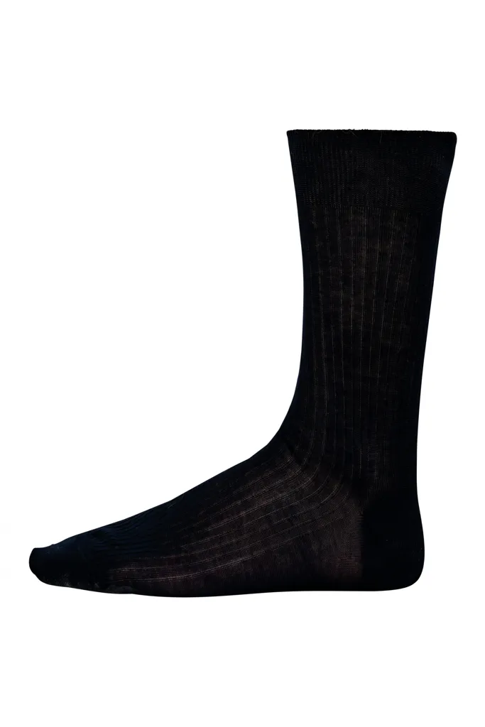 Chaussettes coton rib 4x2 fil d'Écosse -KARIBAN