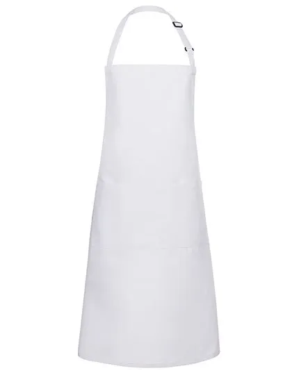 Bib Apron Basic with Pocket and Buckle-KARLOWSKY