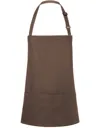 Short Bib Apron Basic with Buckle and Pocket-KARLOWSKY