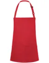 Short Bib Apron Basic with Buckle and Pocket-KARLOWSKY