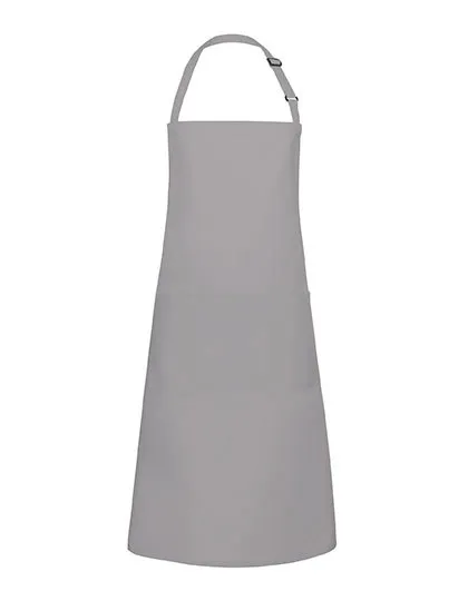 Oversized Bib Apron Basic with Buckle and Pocket-Karlowsky