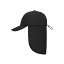 6 Panel Cap With Neck Guard-DAIBER