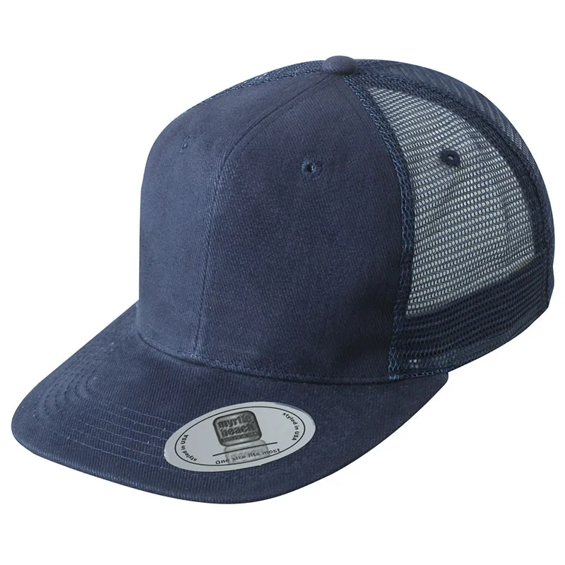 Casquette Filet Visière Plate 6 Panneaux Unisex-DAIBER