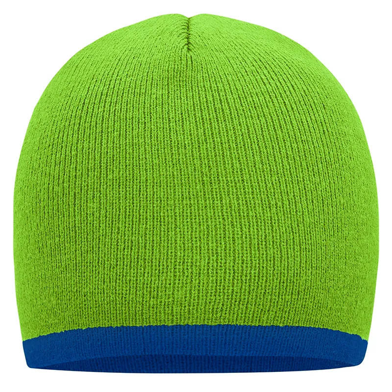 Bonnet Tricot Unisex Bicolore-DAIBER