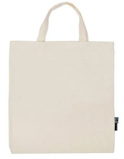Shopping Bag Short Handles-NEUTRAL