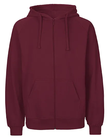 Unisex Tiger Cotton Hoodie With Zip-NEUTRAL