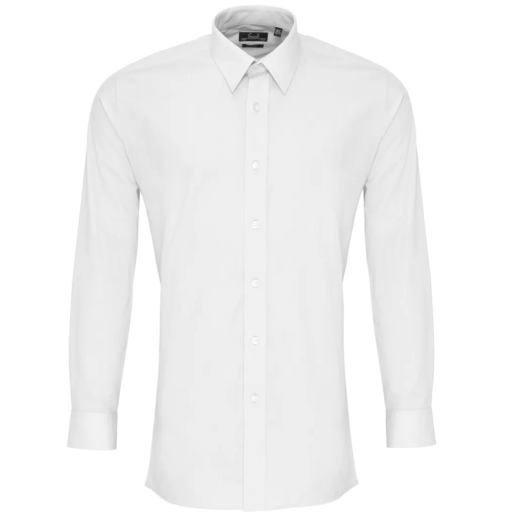 Chemise Homme ajustée Manches Longues popeline PREMIER