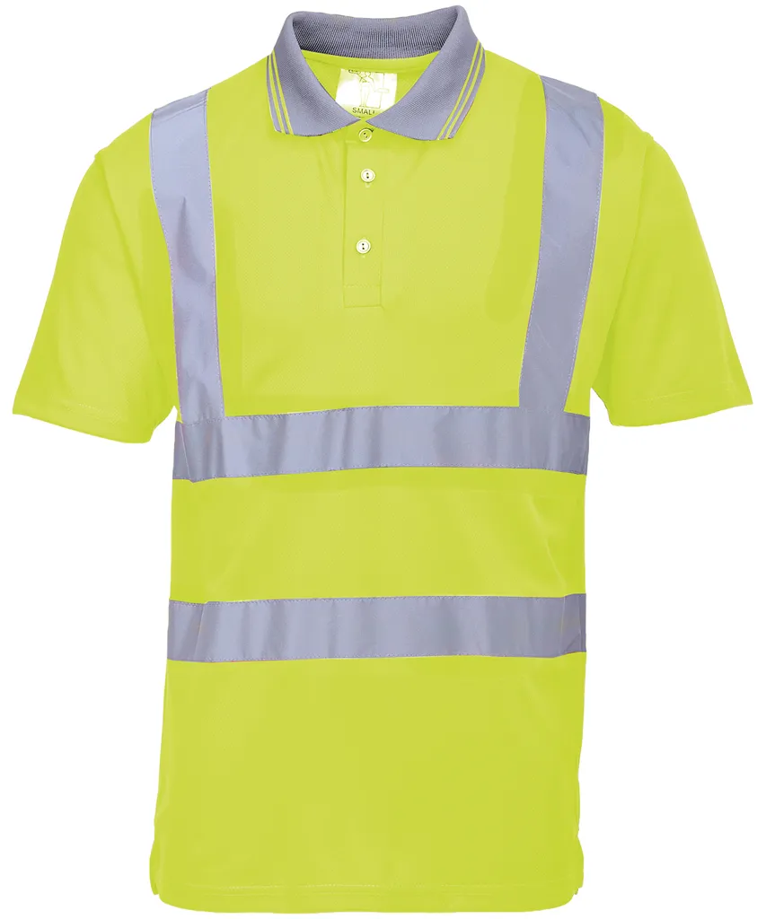 Polo Hi-Vis manches courtes