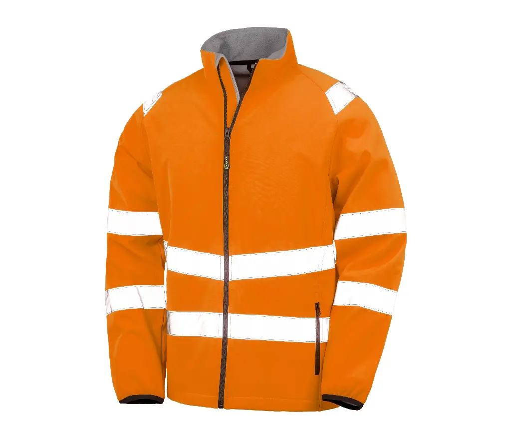 Recycled Printable Safety Softshell Jacket-Result