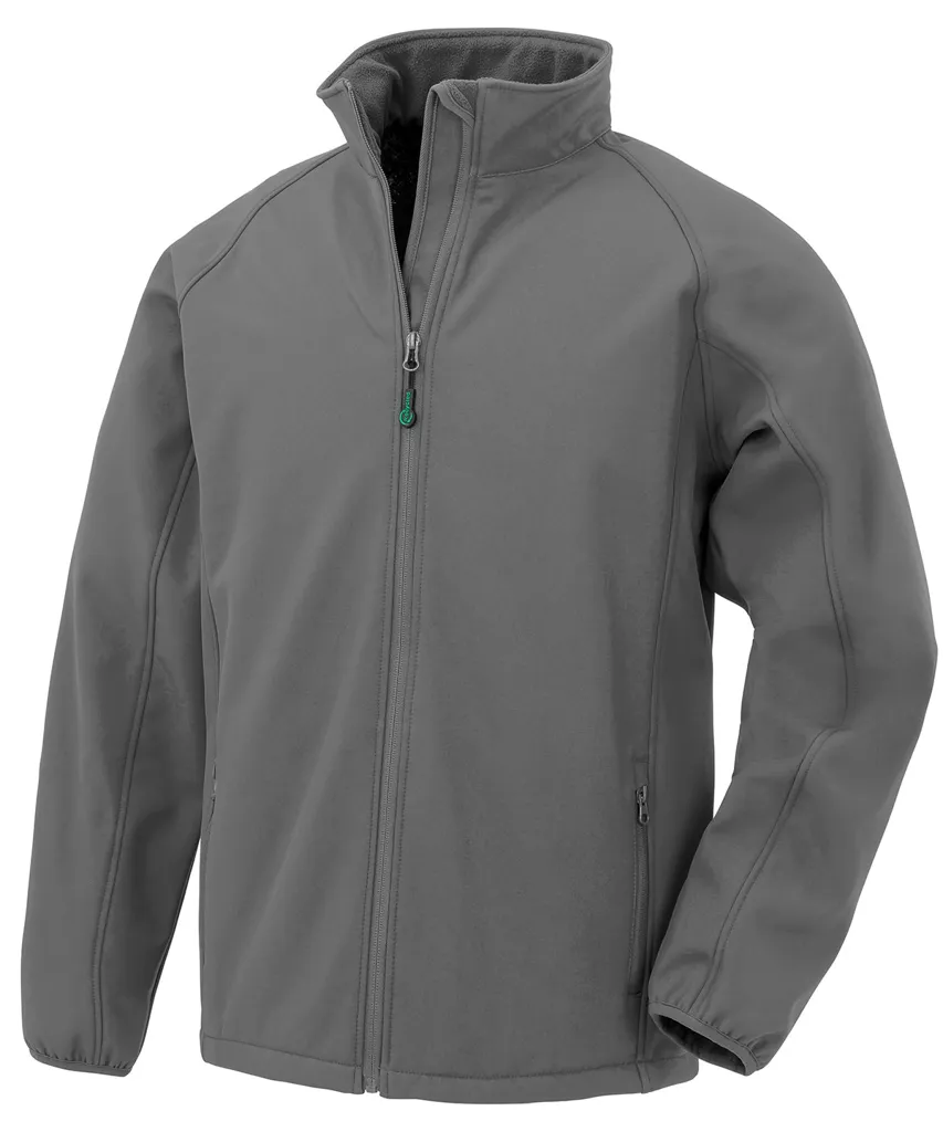 Recycled 2-Layer Printable Junior Softshell Jacket-Result