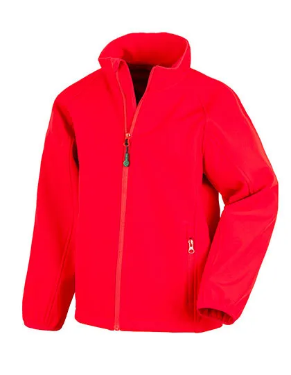 Recycled 2-Layer Printable Junior Softshell Jacket-Result