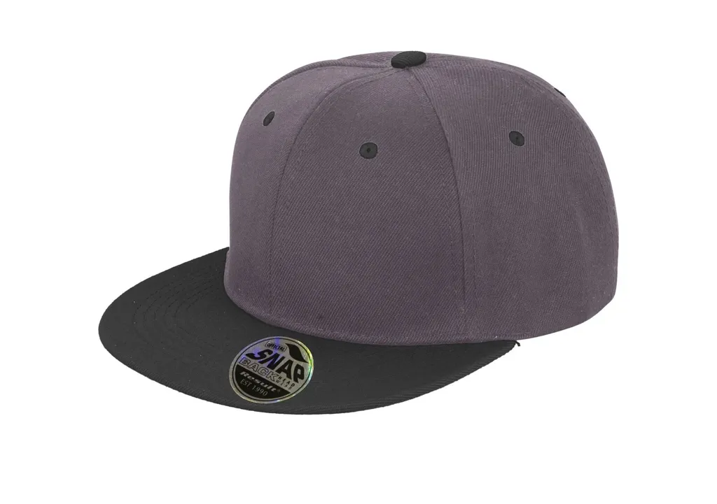 Casquette 6 panneaux Bronx Original Flat Peak Snap Back RESULT HEADWEAR