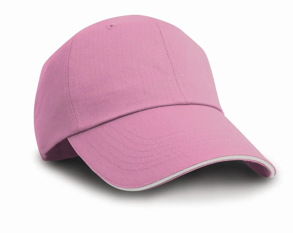 Casquette 6 panneaux Herringbone 220 RESULT HEADWEAR