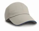 Casquette 6 panneaux Herringbone 220 RESULT HEADWEAR