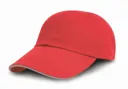 Casquette 5 panneaux coton brossé 350 RESULT HEADWEAR