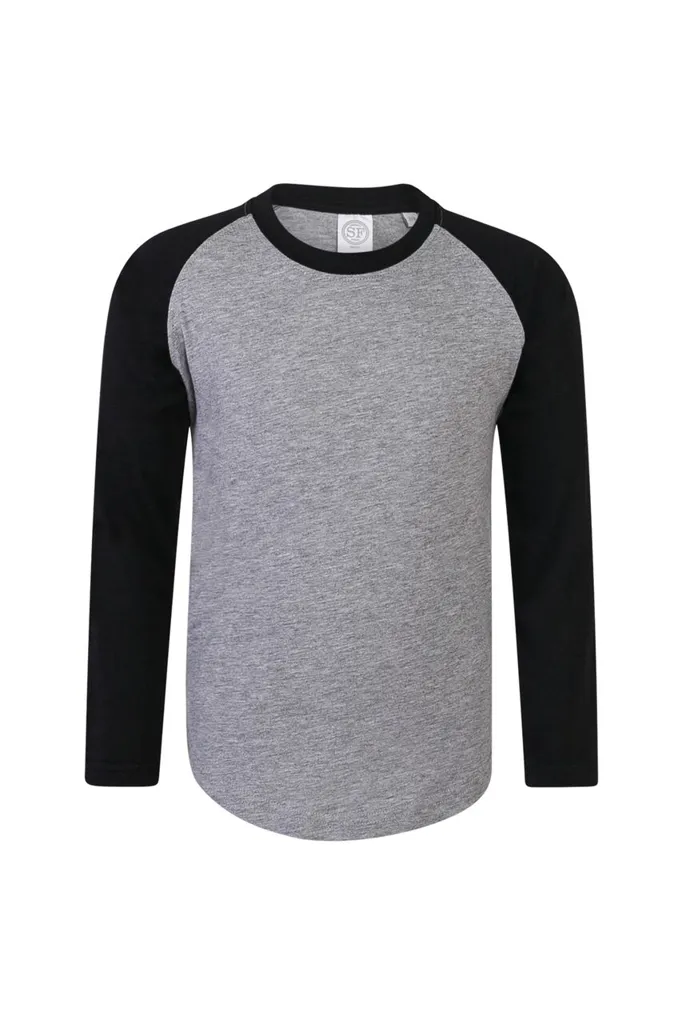 T-shirt de baseball à Manches Longues pour enfant-SF CLOTHING