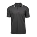 Luxury Stripe Stretch Polo-TEE JAYS