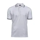 Luxury Stripe Stretch Polo-TEE JAYS