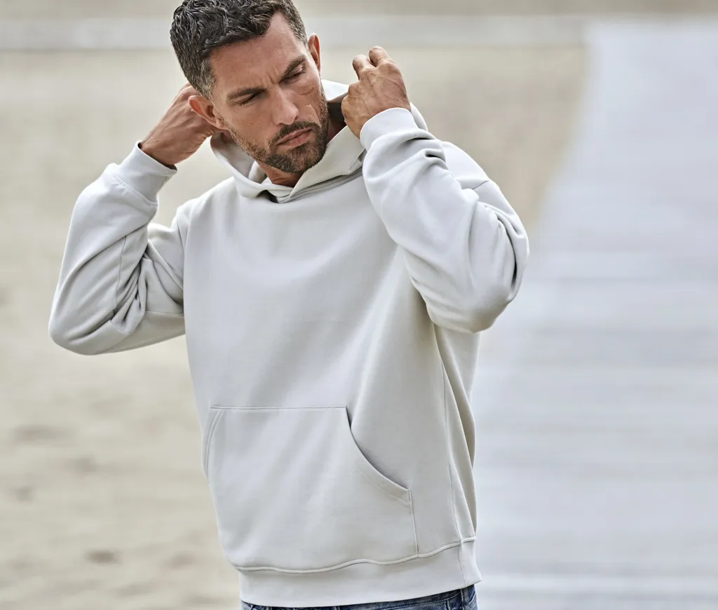 Sweat à capuche urbain ample no label Homme TEE JAYS